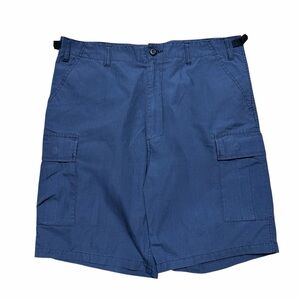 Vintage 90s Military Surplus Canvas Adjustable Cargo Utility Shorts Size 34